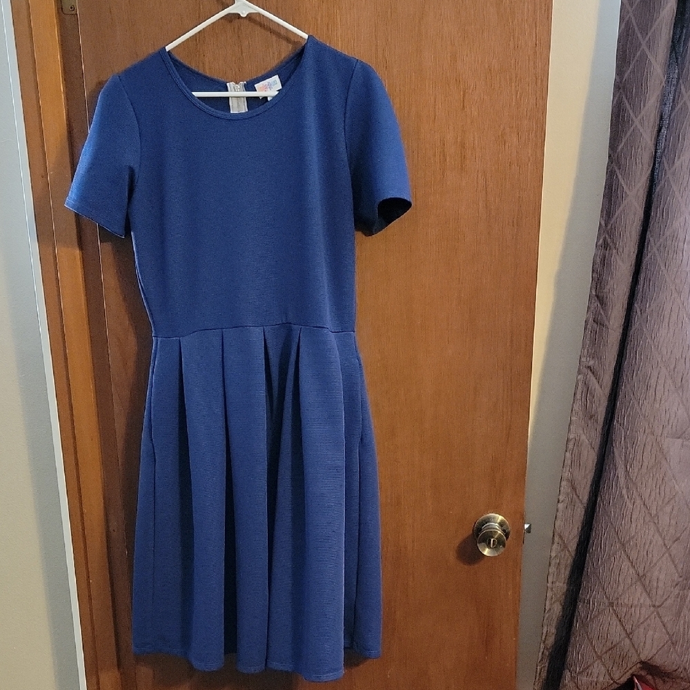 LuLaRoe Navy Blue DRESS